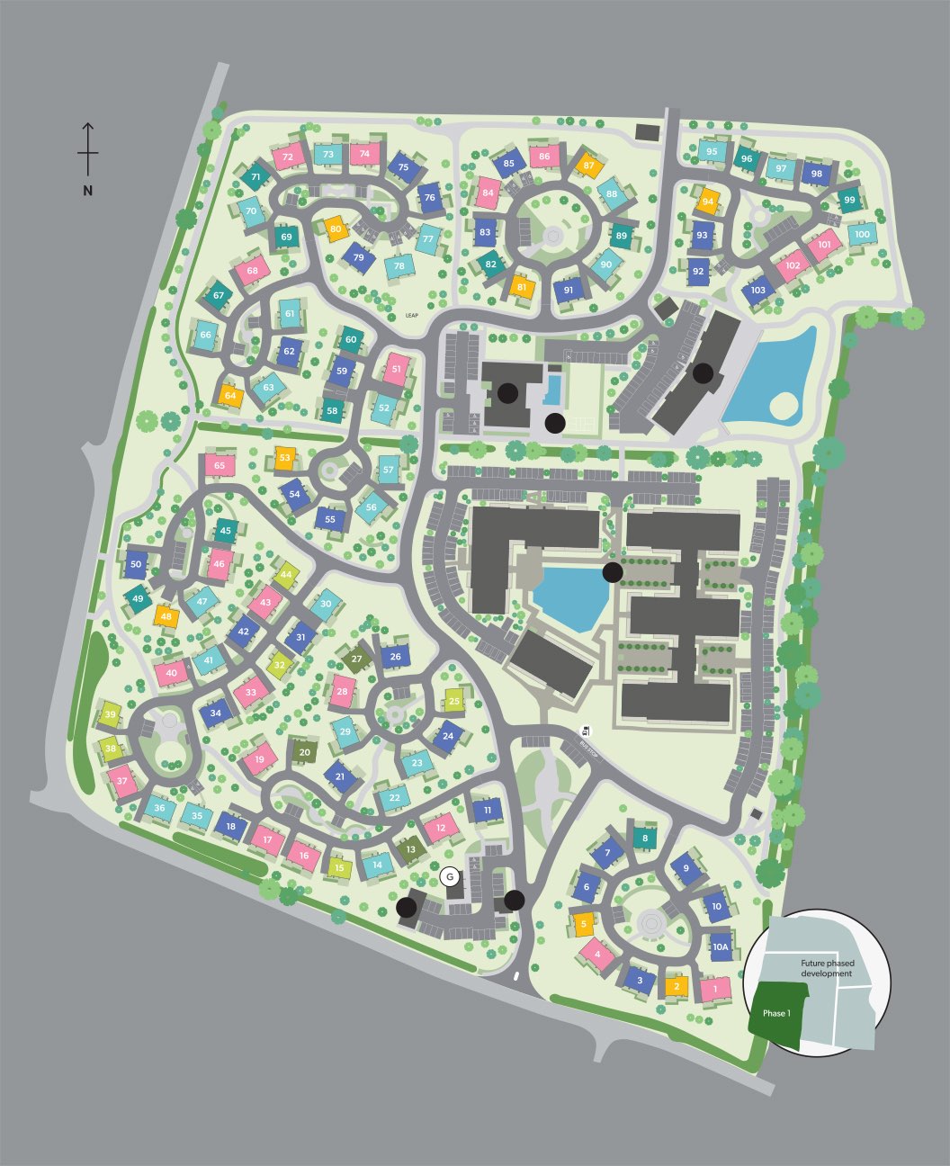 Map of Burnham Waters