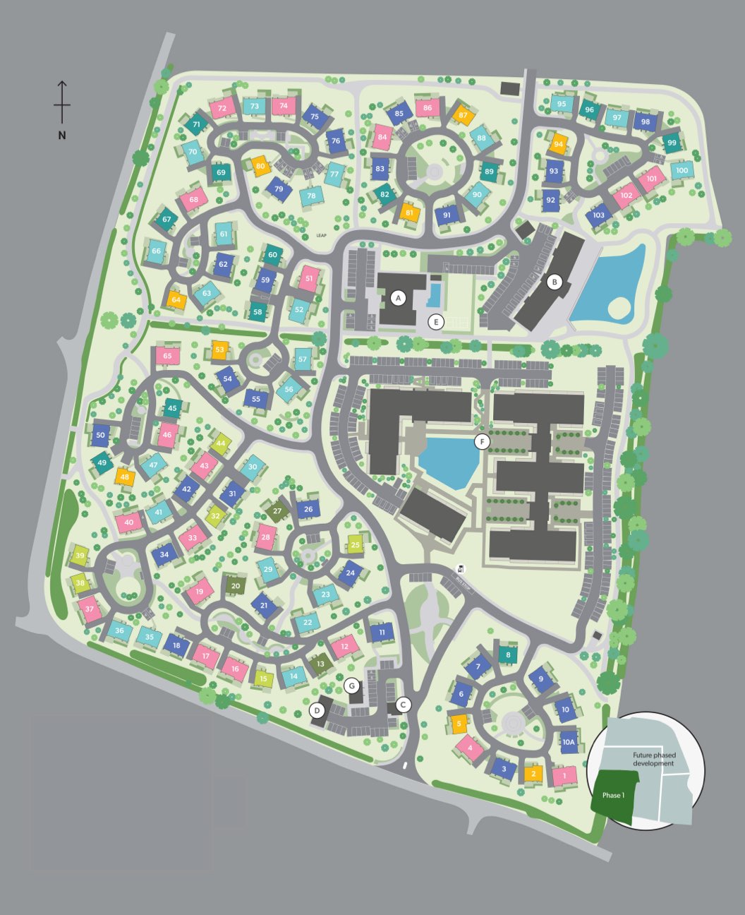 Map of Burnham Waters