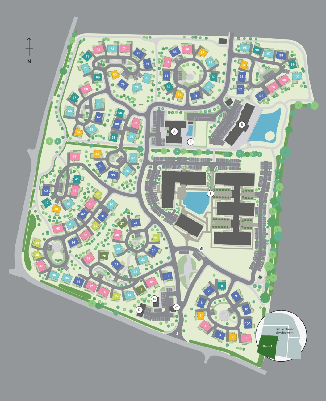 Map of Burnham Waters