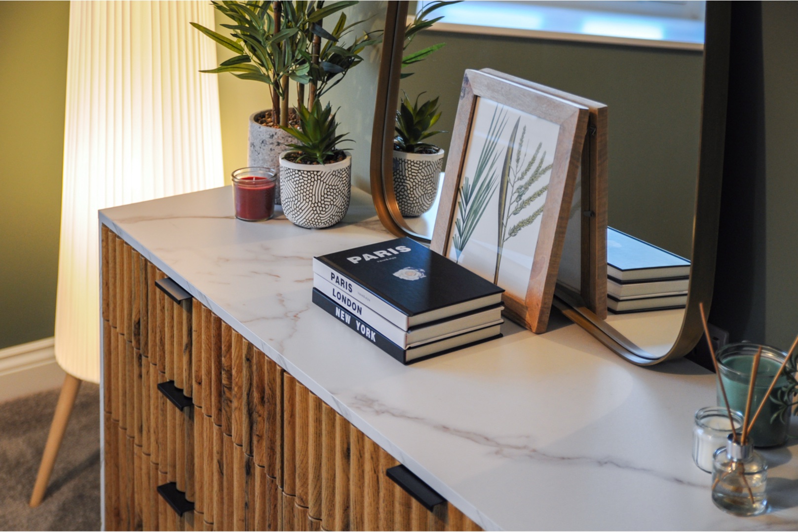 Shelf unit inside The Blackwater lounge