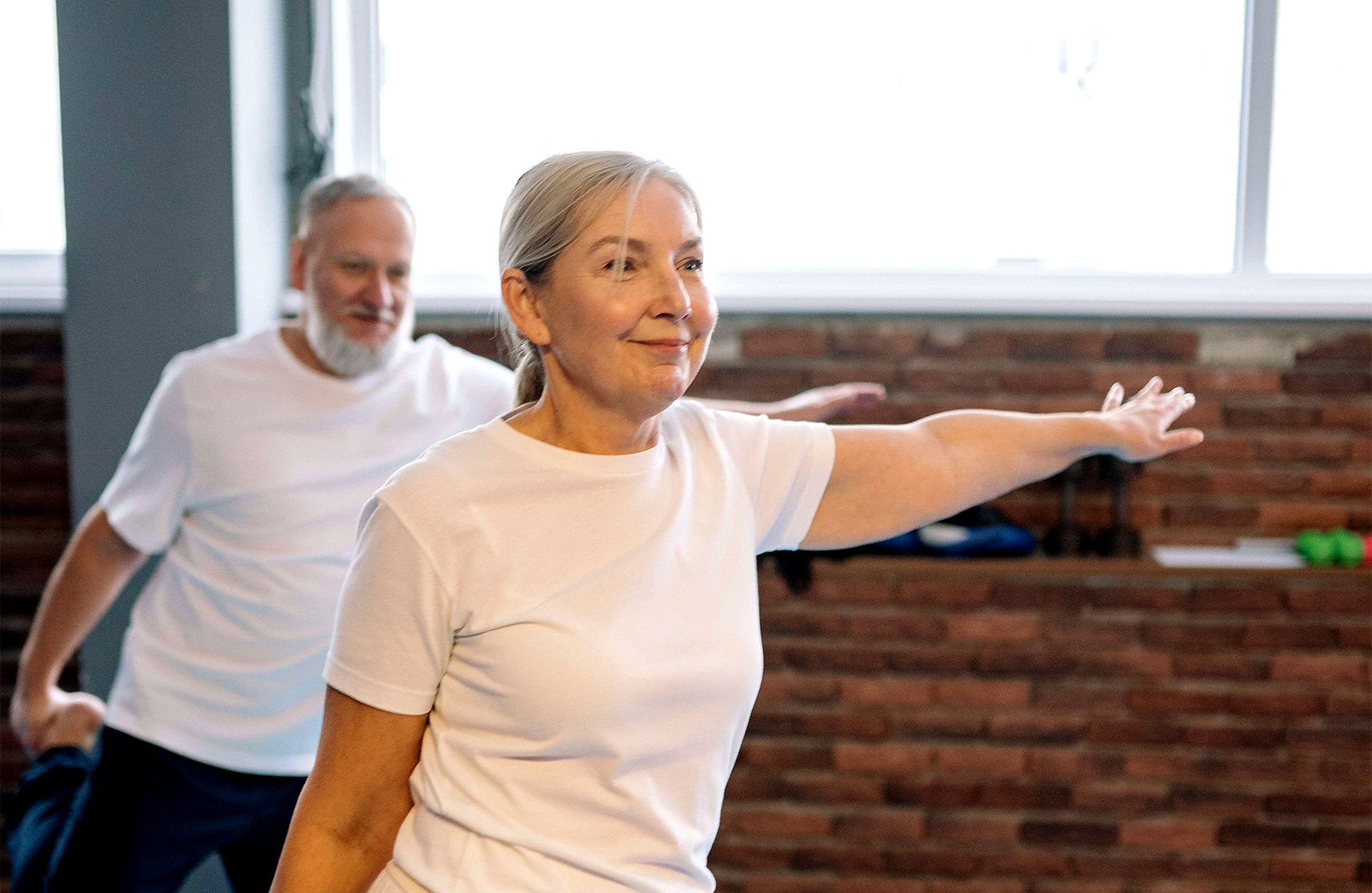 Residents taking part in new activities for over 55's in2024.