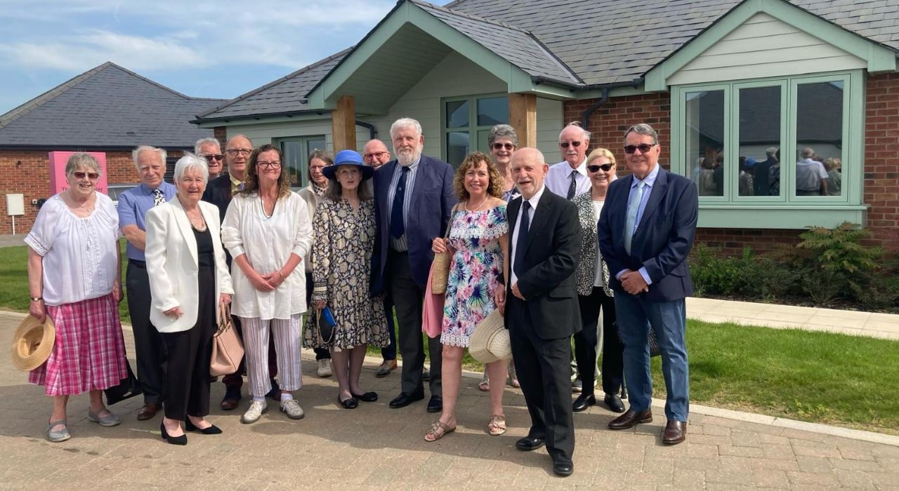 Residents from Burnham Waters, the new Essex retirement community dressed up and ready to go to the races
