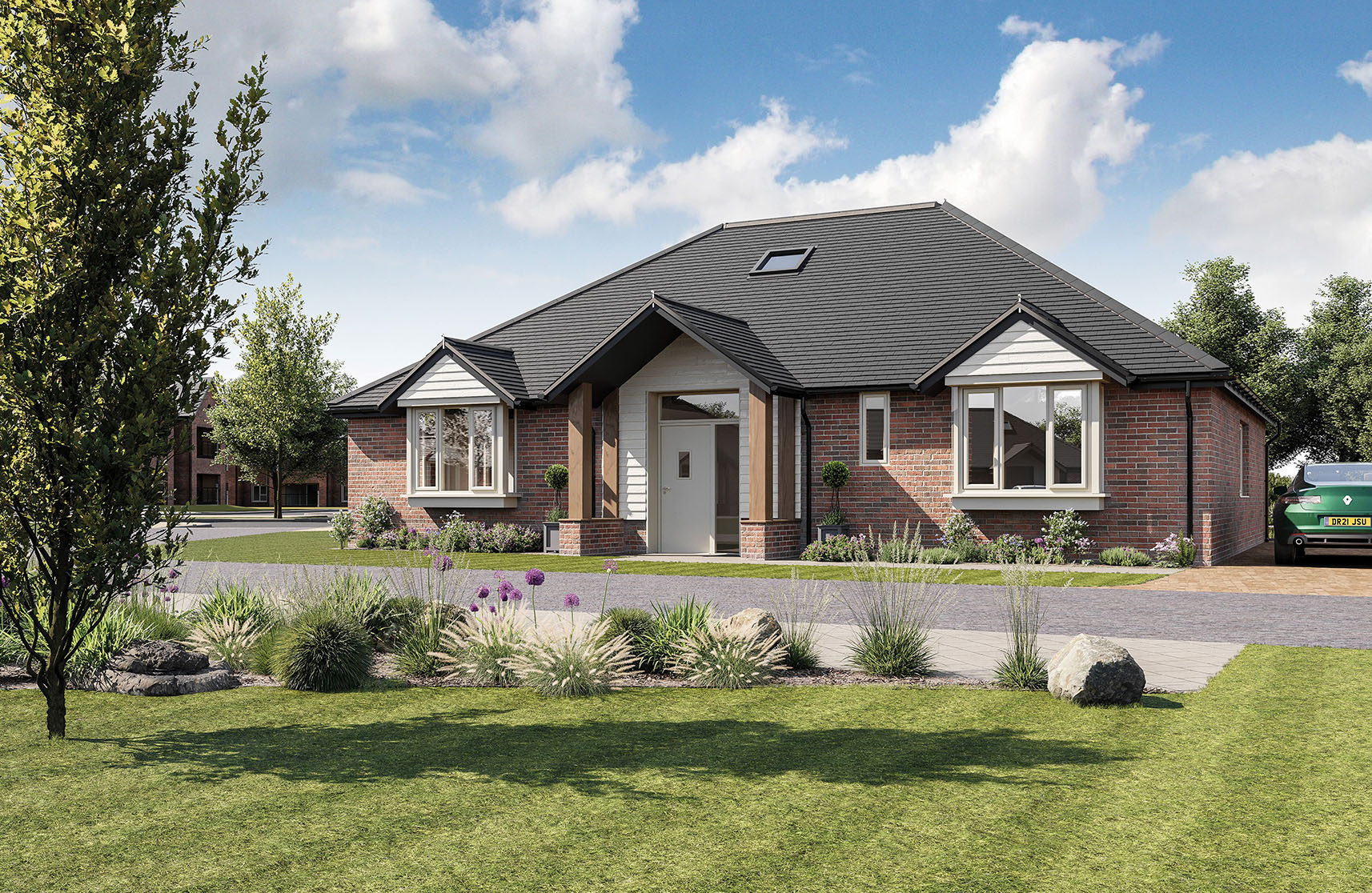 An image of a Burnham Waters bungalow to represent suitable houses for over 55’s