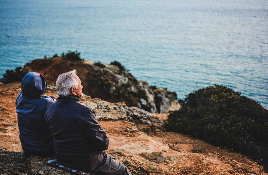 An image of a retired man contemplating how luxury retirement villages can help with purpose in retirement.
