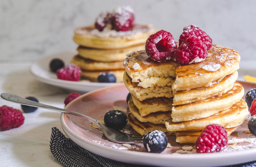 A stack of pancakes to represent Shrove Tuesday in Luxury Retirement Communities.