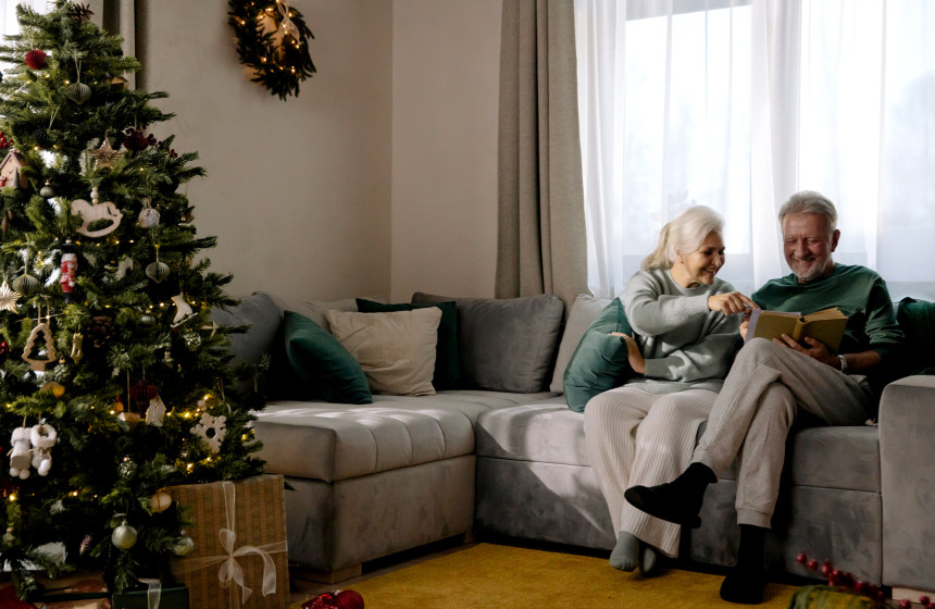 Residents of retirement living communities at Christmas.