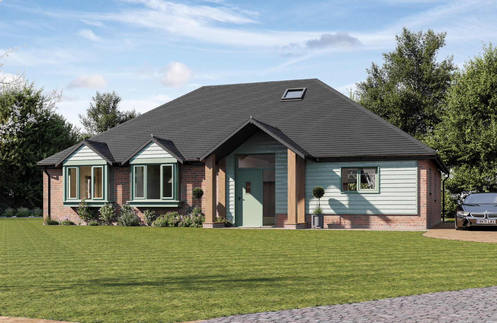 Front elevation of The Blackwater at Burnham Waters