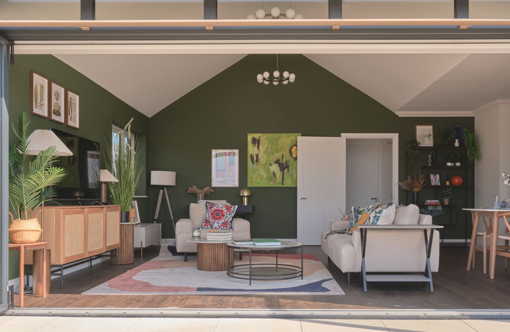 Lounge area in the show home at Burnham Waters, the new luxury retirement community