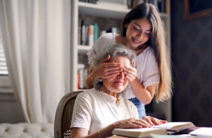 An image of a resident and her grandchild at lifestyle retirement villages for over 55’s