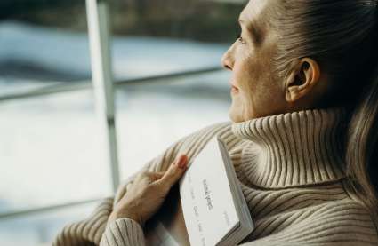 An older women contemplating retirement properties in Essex and whether to downsize