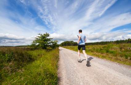 A runner photographed by Burnham News during the Burnham on Crouch 10k Run.