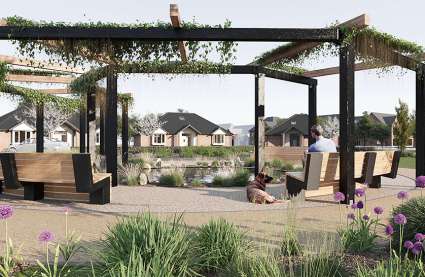 An image of Burnham Waters pergola to reflect Retirement Communities in Essex
